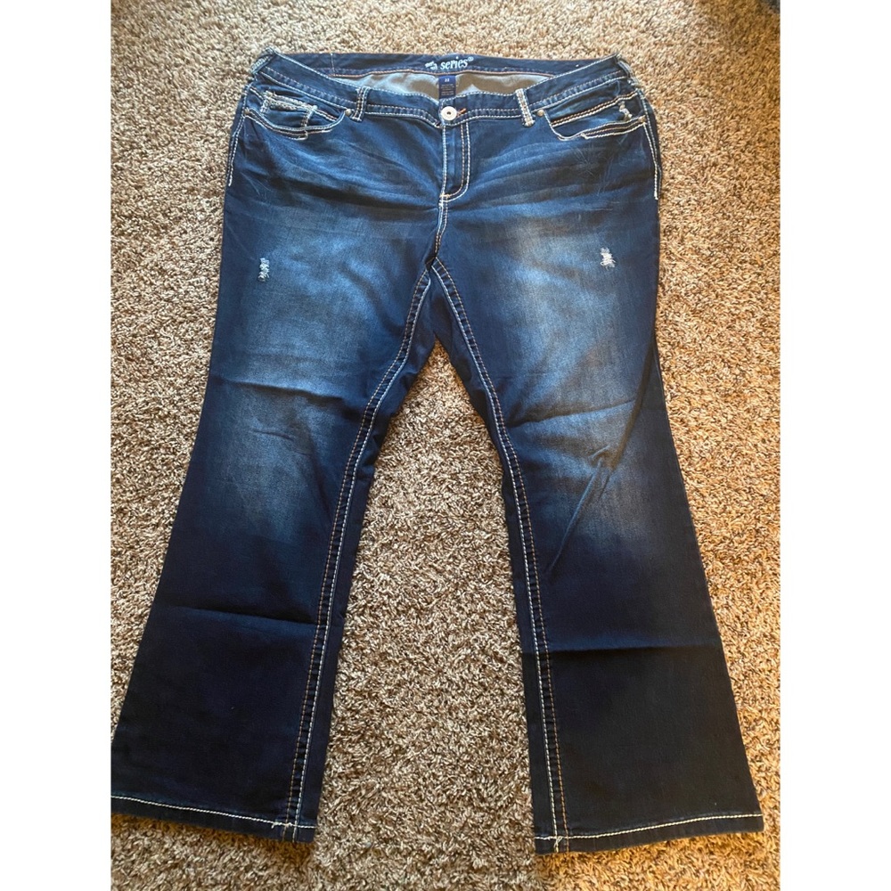 Slim bootcut jeans
